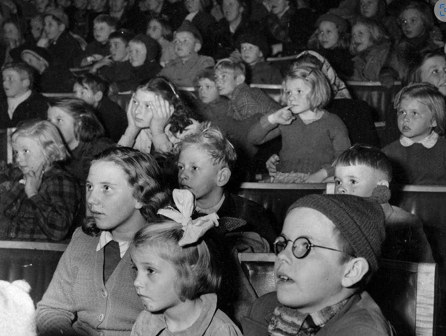 Publikum Drammen kino 1950-tallet