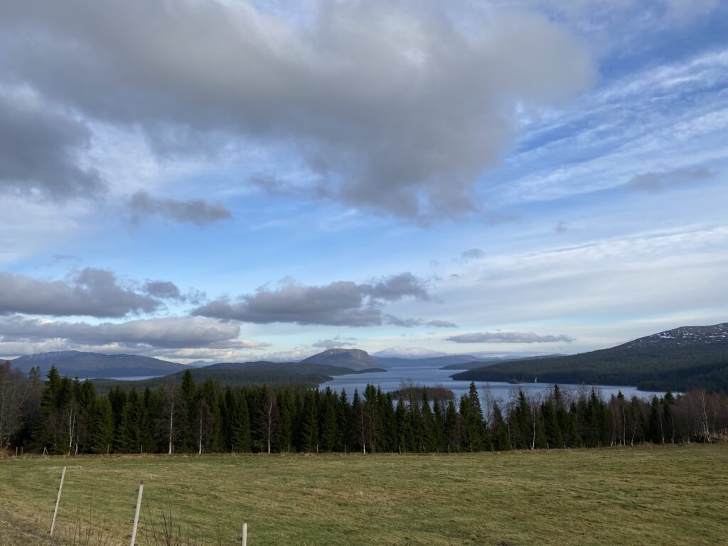 Utsikt mot Røyrvik